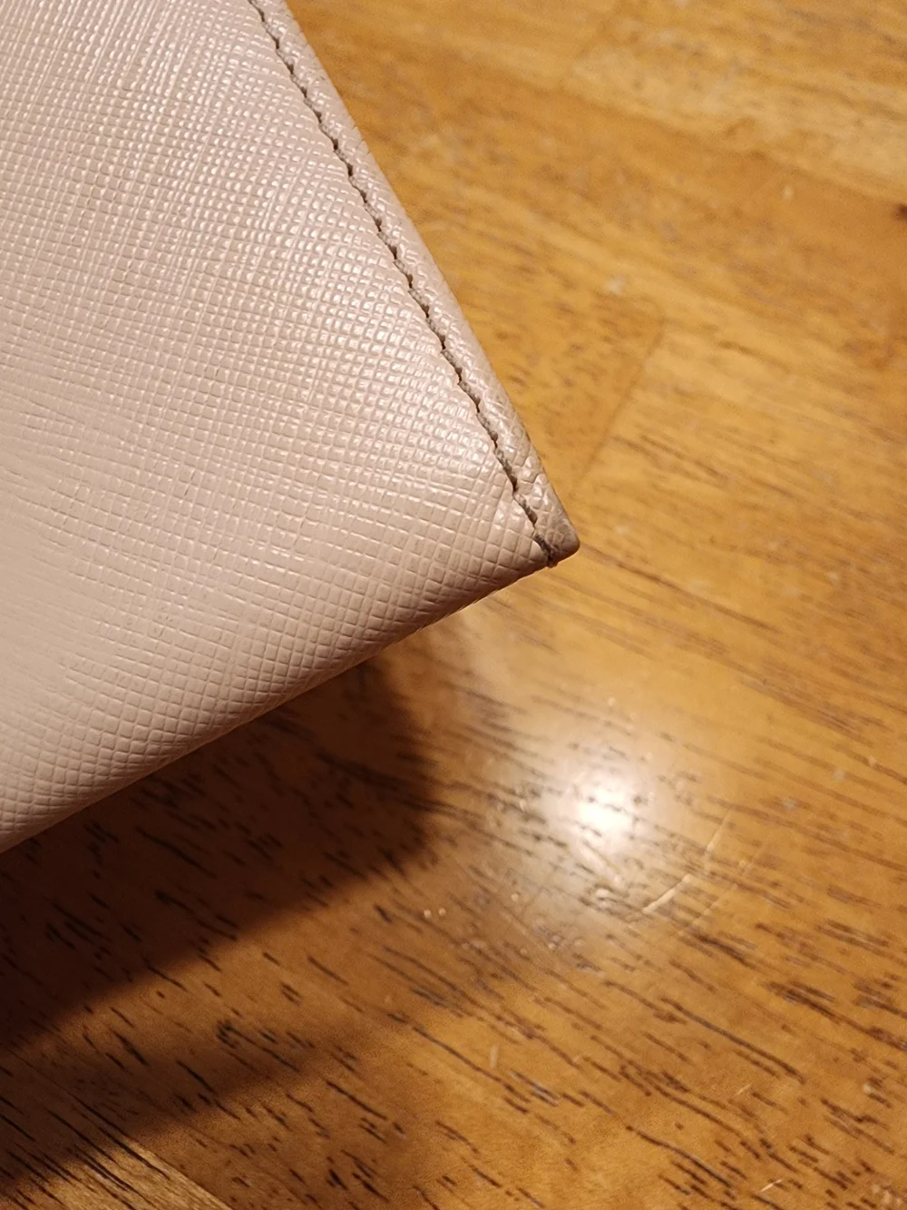 Salvatore Ferragamo Gancini long wallet pale pink With Gold Hardware